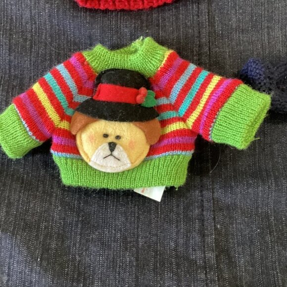 7 Stuffed Animal/Doll Knitted Sweaters - Picture 15 of 16